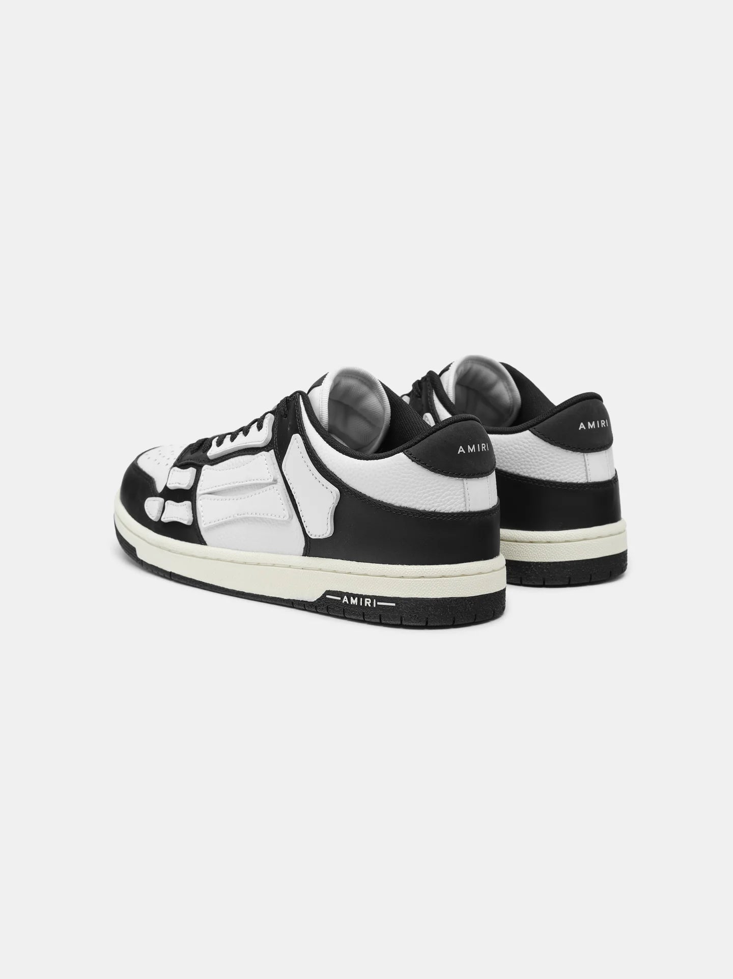 Amiri Skel Top Low Black and White