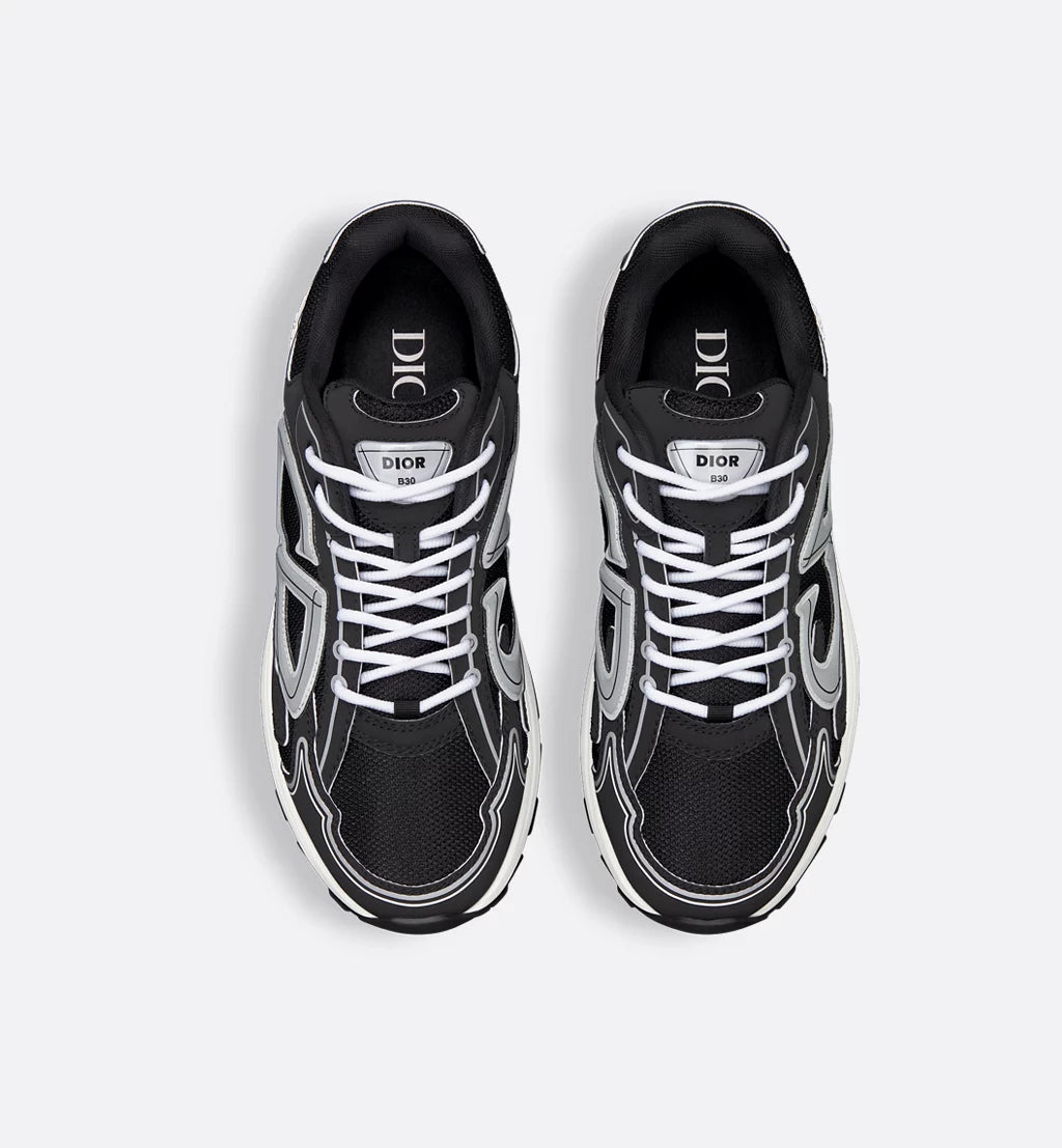 Dior Sneaker B30 Countdown Dark grey mesh and technical fabric