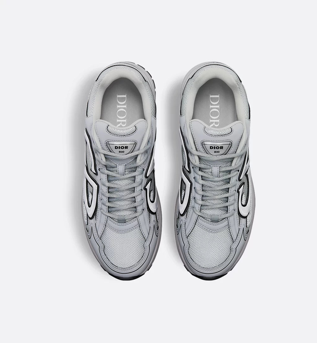 Dior Sneaker B30 Countdown Mesh and technical fabric in Dior grey