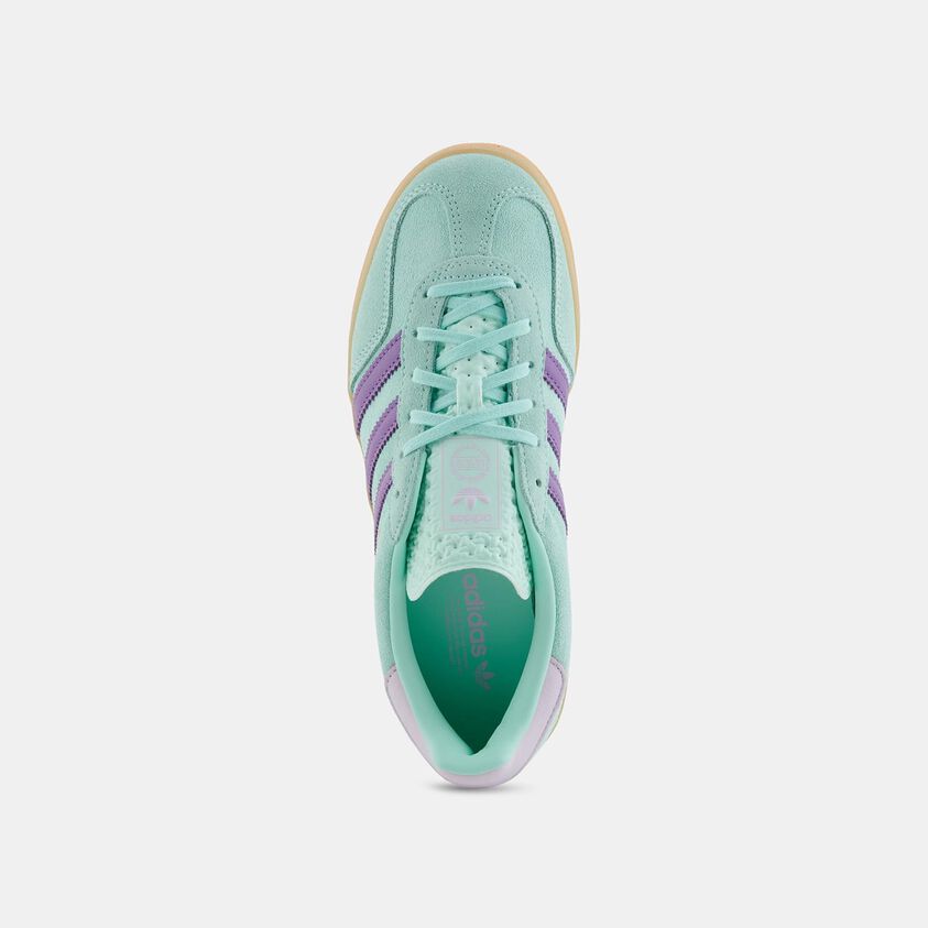 Adidas Gazelle Indoor Green Purple Brown