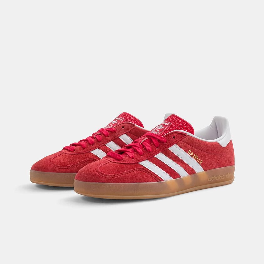 Adidas Gazelle Indoor Red White Brown