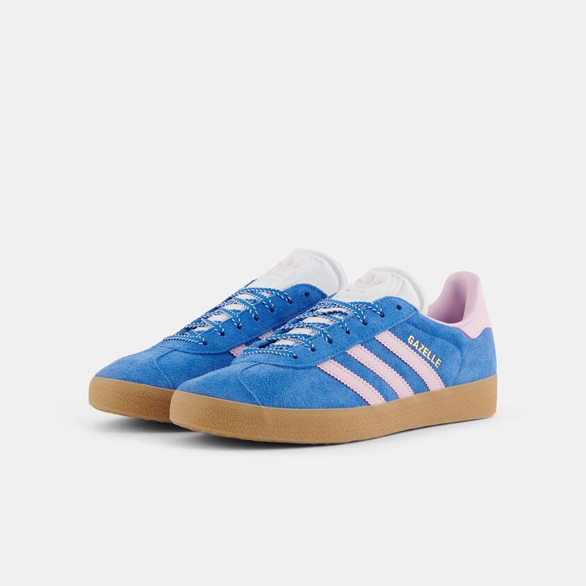 Adidas Gazelle Blue Pink Brown