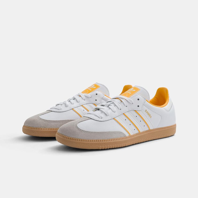 Adidas Samba OG White Orange Brown