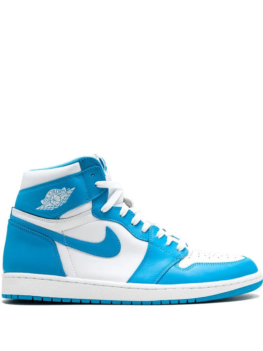 Air Jordan 1 Retro High Light Blue and White
