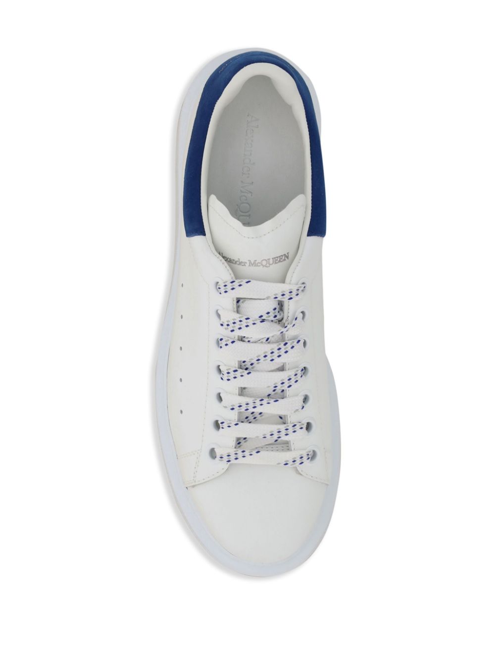 Alexander McQueen Oversized Sneaker Dark Blue and White