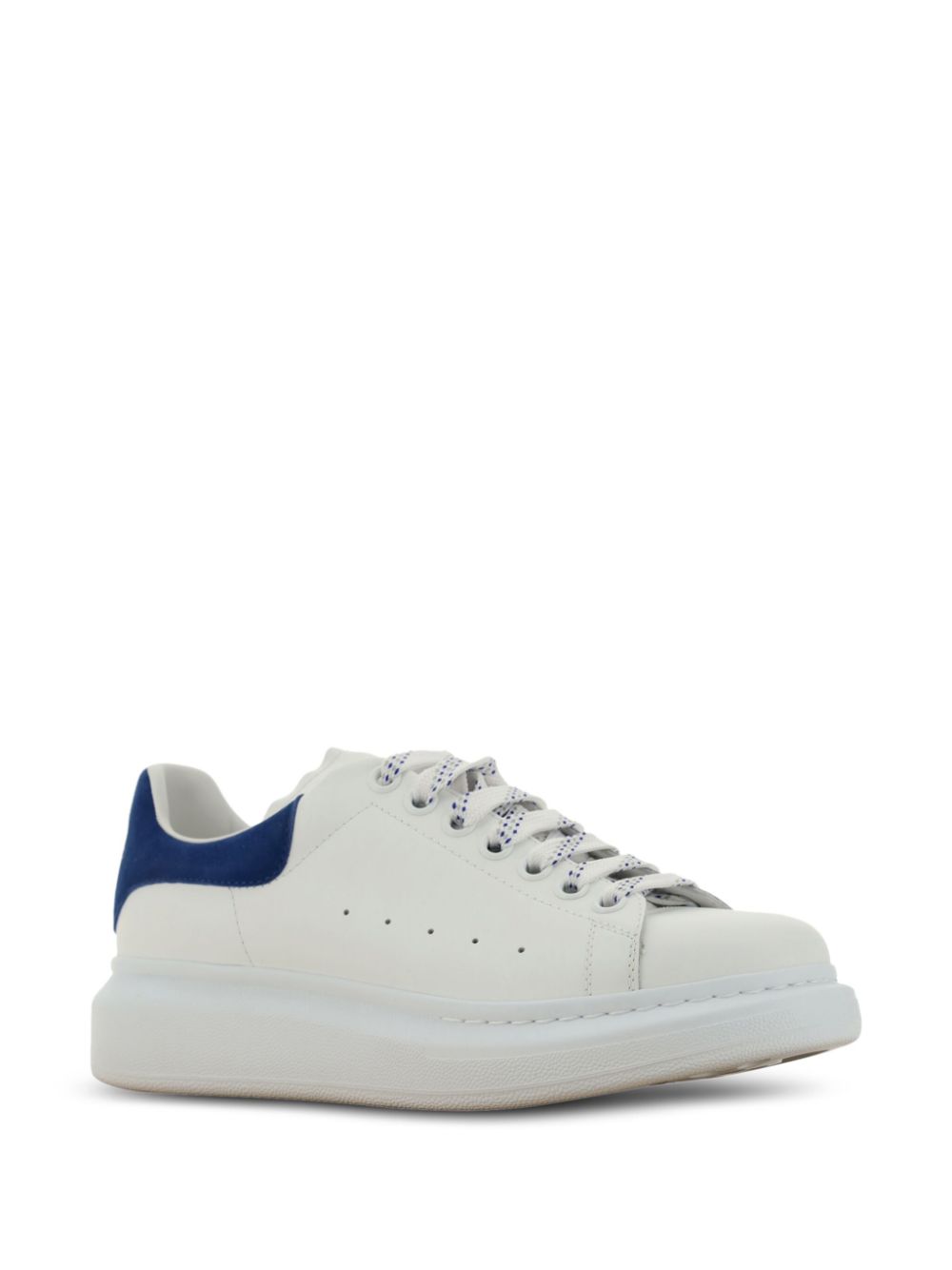 Alexander McQueen Oversized Sneaker Dark Blue and White