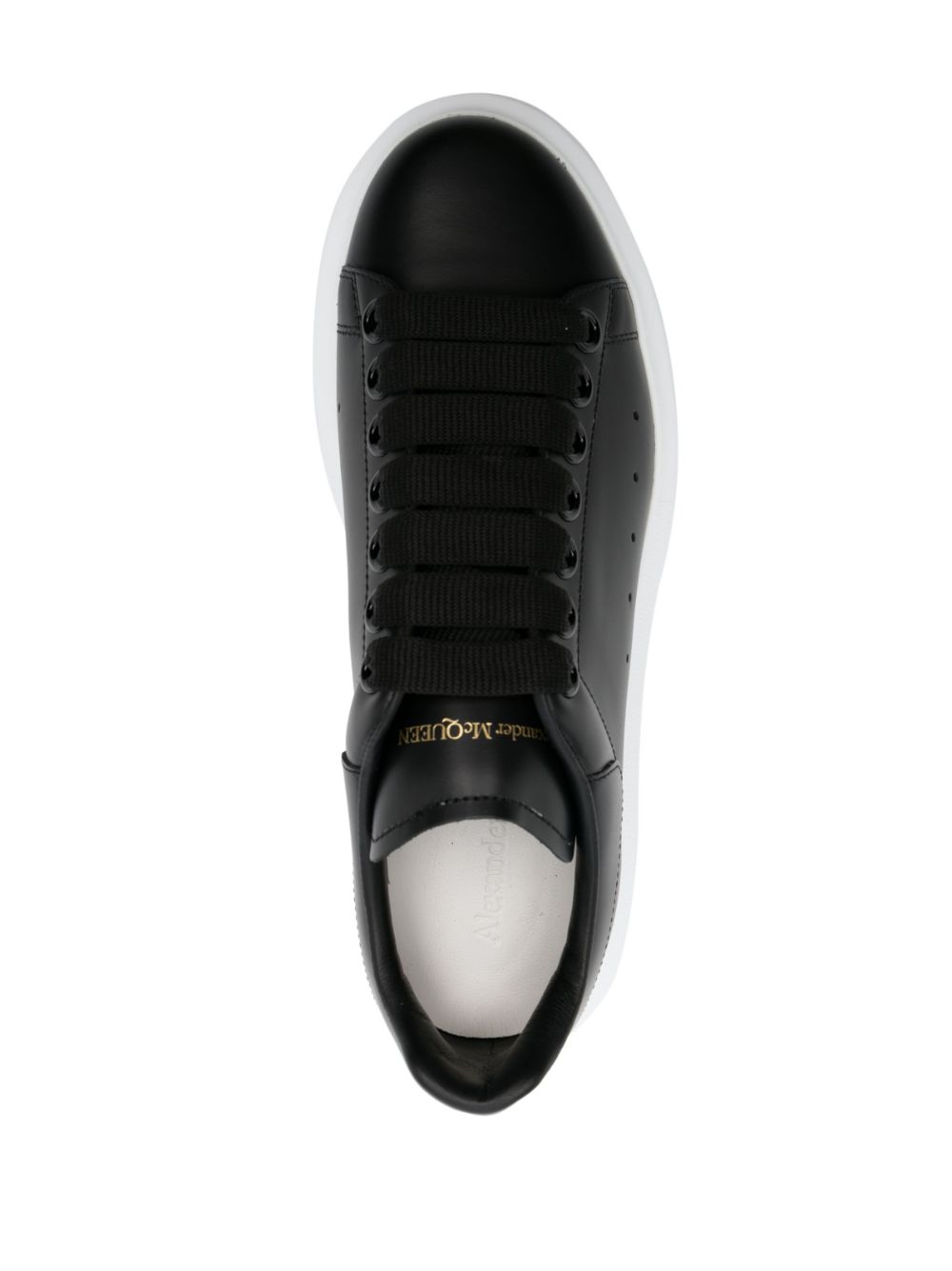 Alexander McQueen Oversized Sneaker Black and White Sole