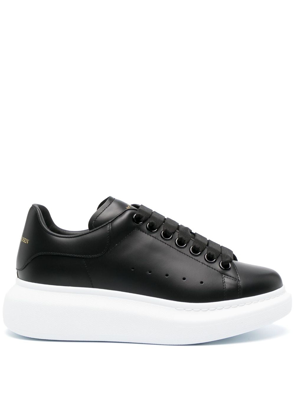 Alexander McQueen Oversized Sneaker Black and White Sole