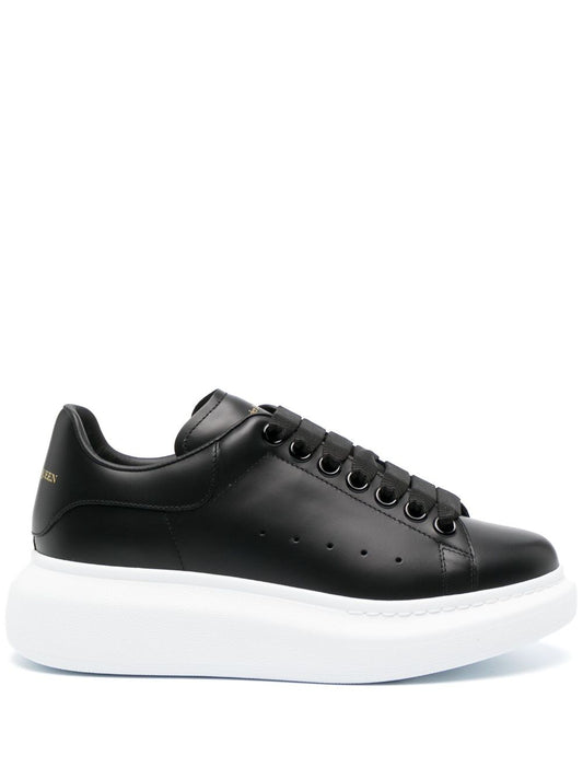Alexander McQueen Oversized Sneaker Black and White Sole