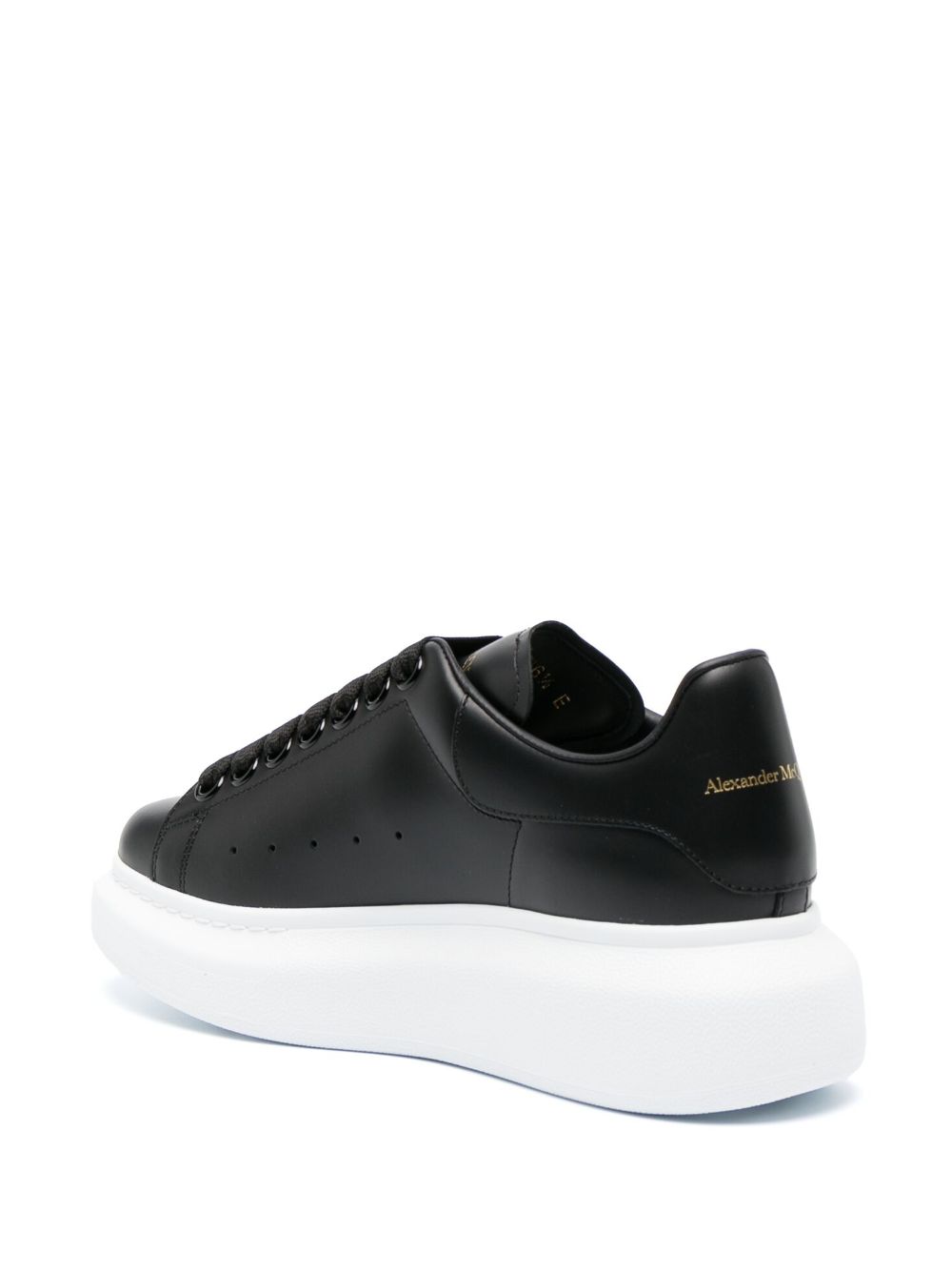 Alexander McQueen Oversized Sneaker Black and White Sole