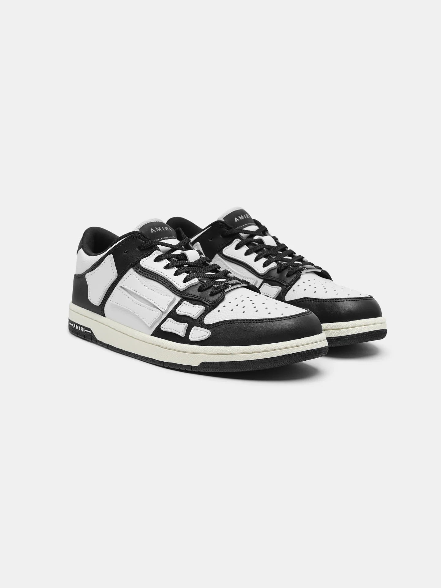 Amiri Skel Top Low Black and White