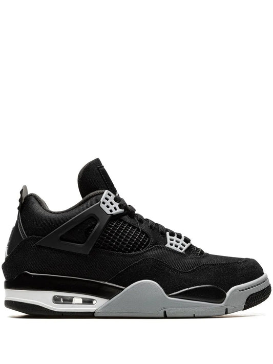 Air Jordan 4 Retro Black Canvas