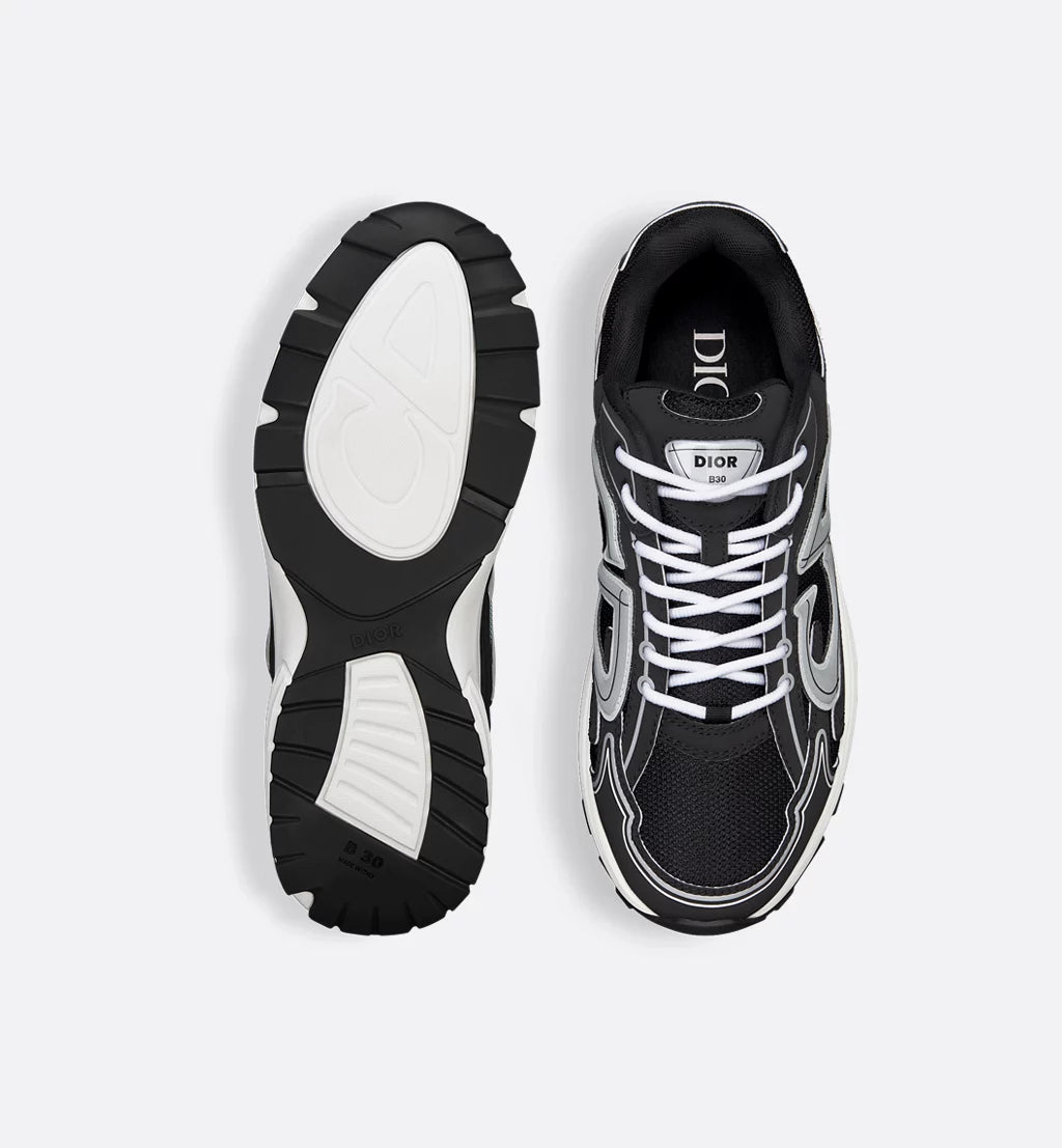 Dior Sneaker B30 Countdown Dark grey mesh and technical fabric