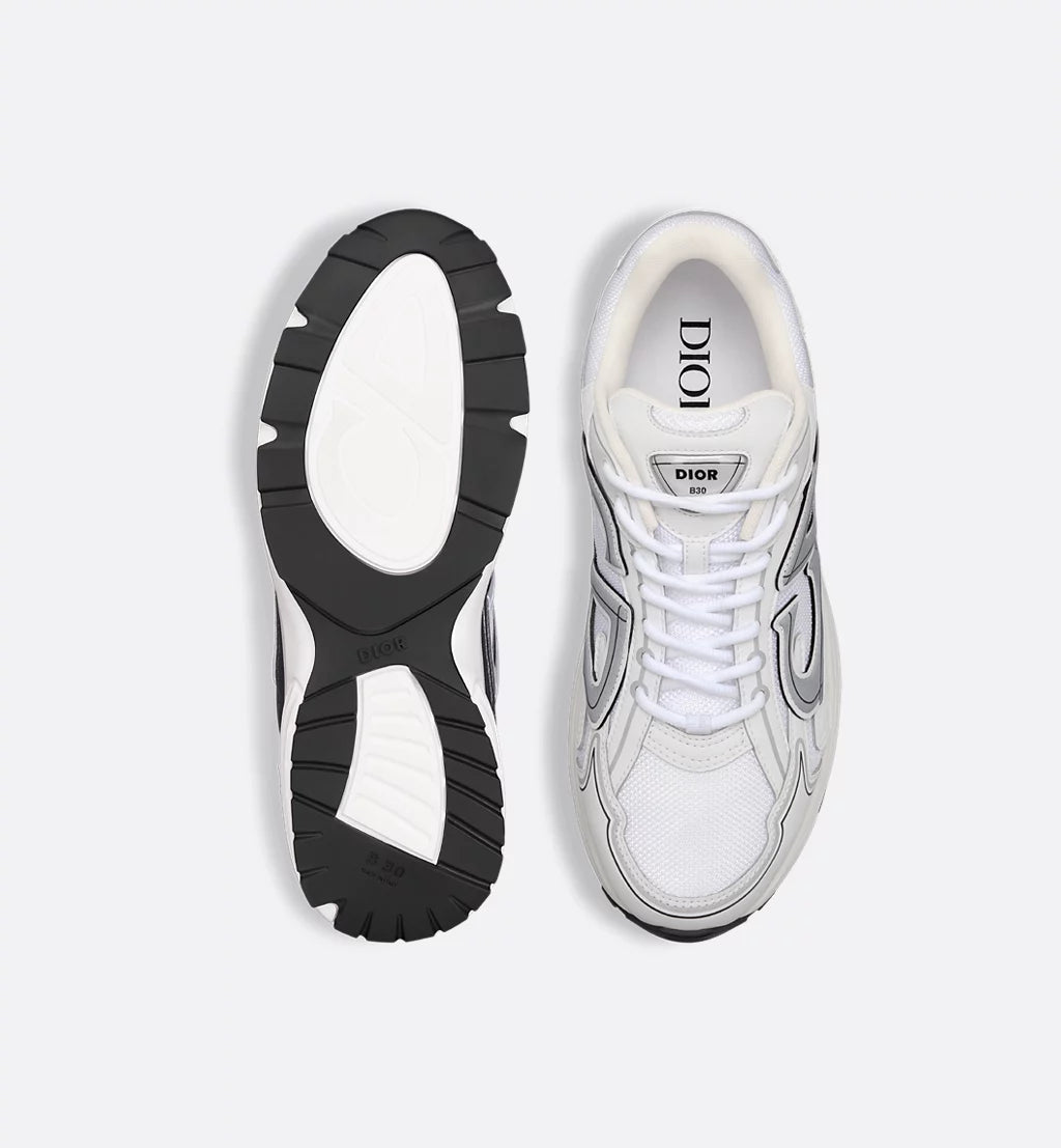Dior Sneaker B30 Countdown White mesh and technical fabric