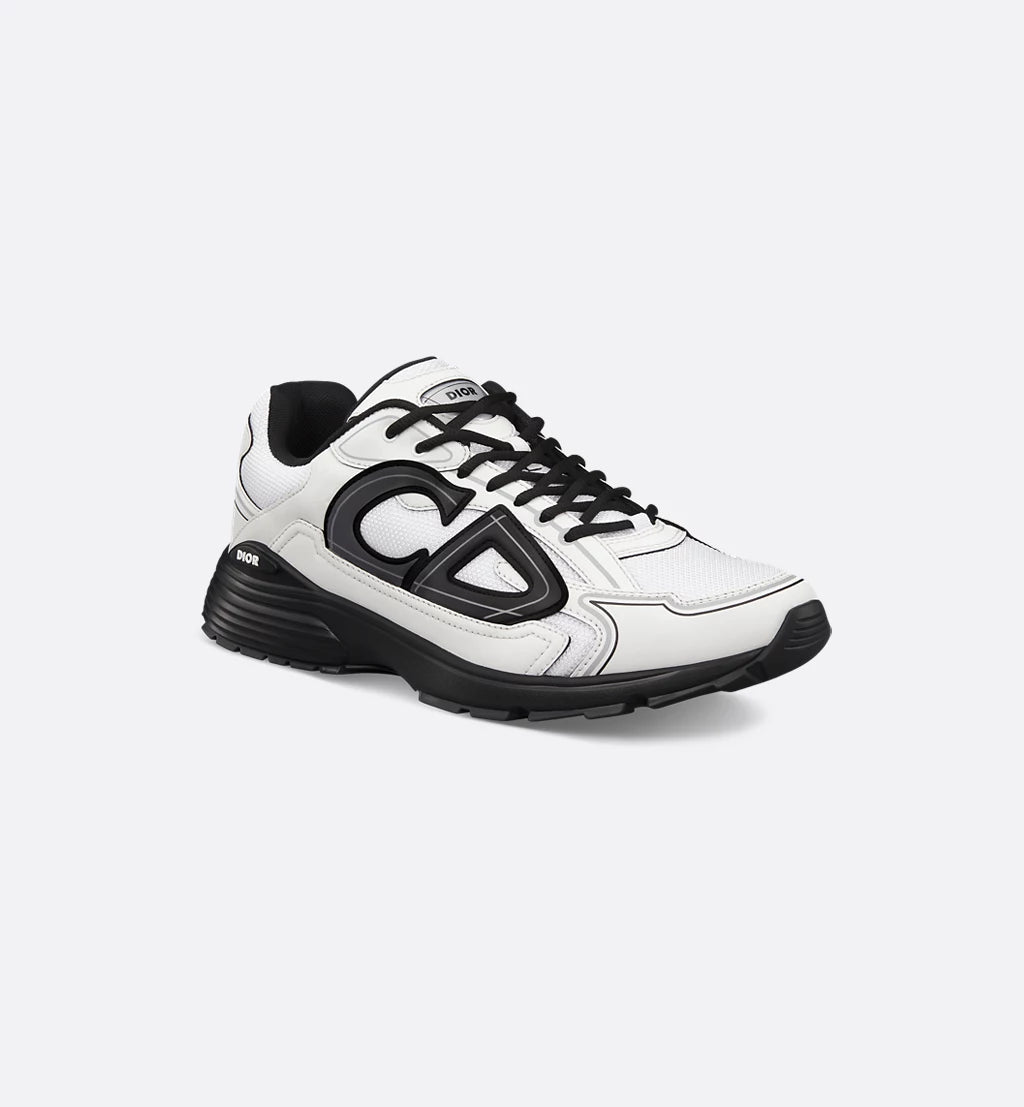 Dior Sneaker B30 Countdown Black and White mesh and technical fabric