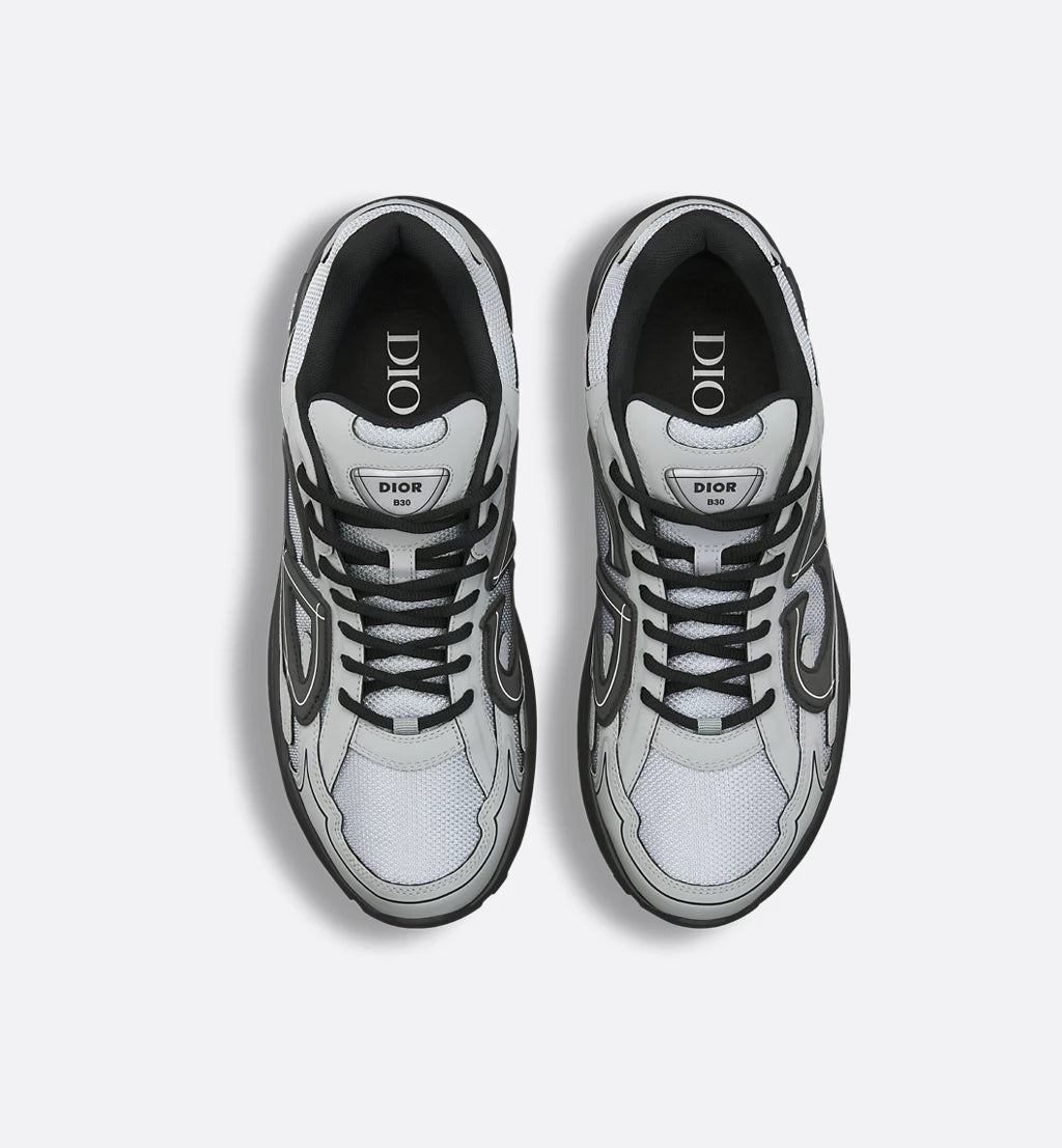 Dior Sneaker B30 Countdown Grey mesh and technical fabric