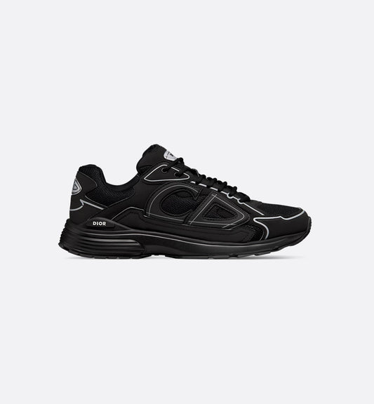 Dior Sneaker B30 Countdown Black mesh and technical fabric