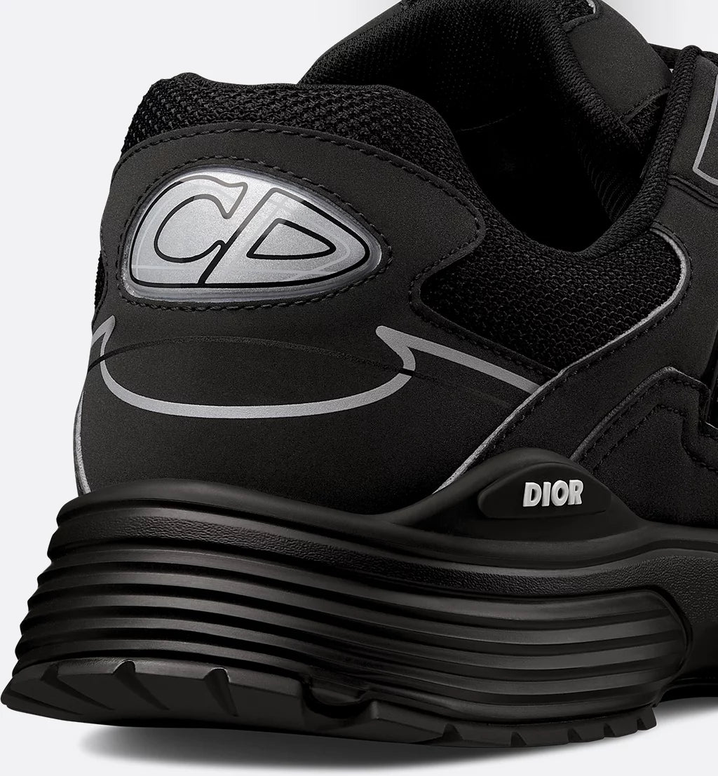 Dior Sneaker B30 Countdown Black mesh and technical fabric