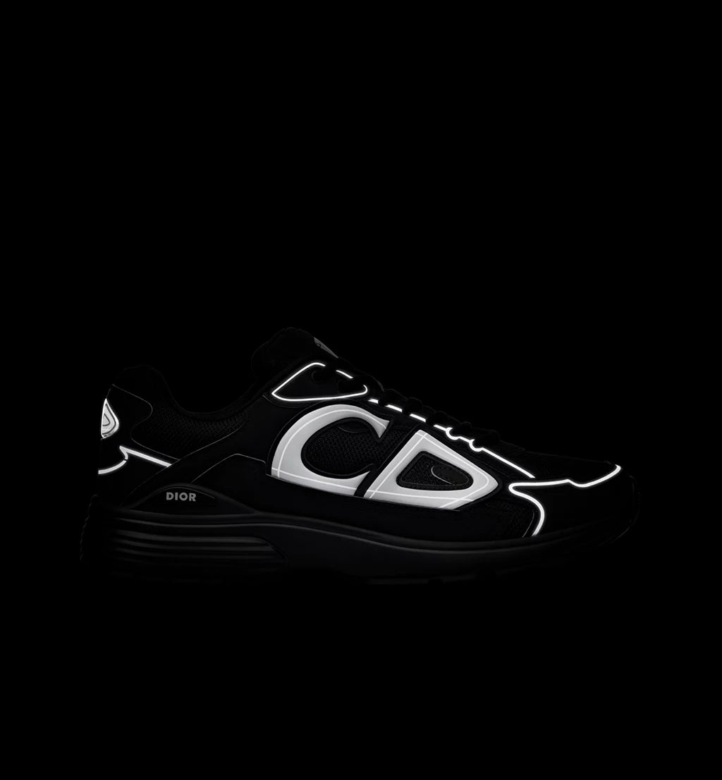 Dior Sneaker B30 Countdown Black mesh and technical fabric