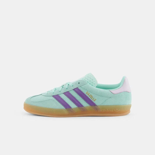 Adidas Gazelle Indoor Green Purple Brown