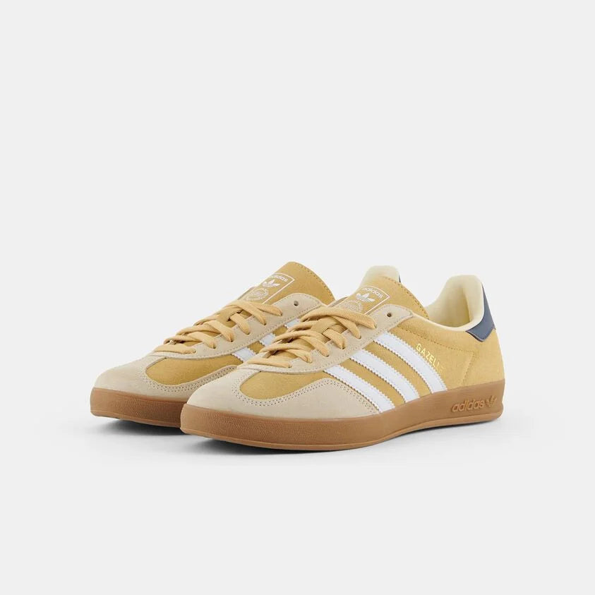 Adidas Gazelle Indoor Yellow Blue Brown