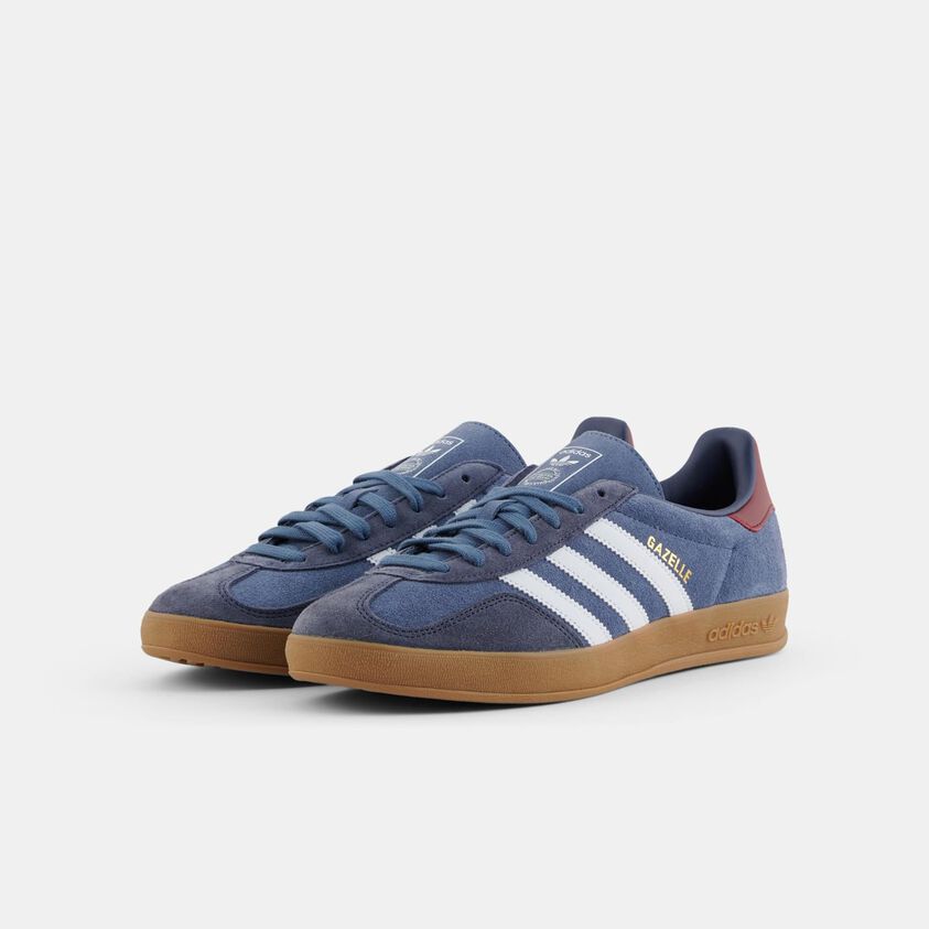 Adidas Gazelle Indoor Blue White Red Brown