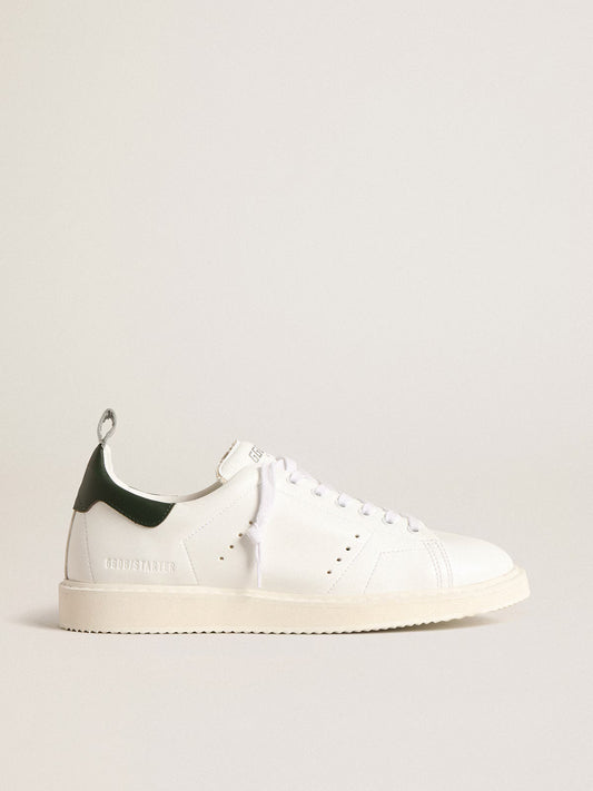 Golden Goose Starter bio-based with green leather heel tab