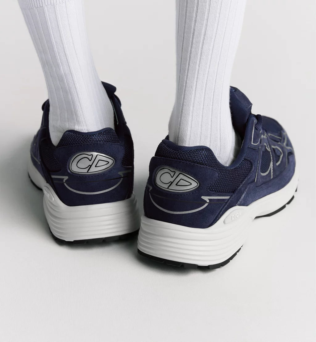 Dior Sneaker B30 Countdown Navy blue suede