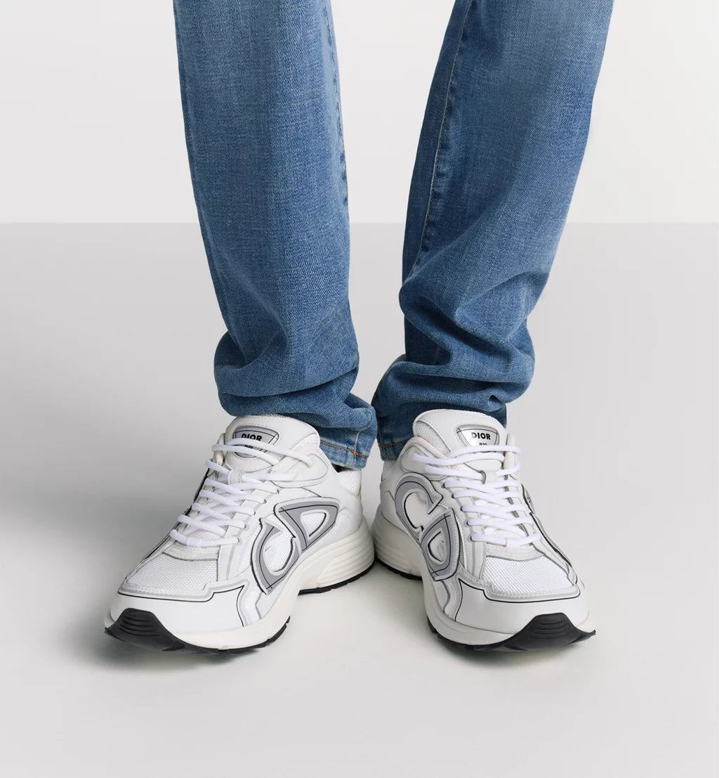 Dior Sneaker B30 Countdown White mesh and technical fabric