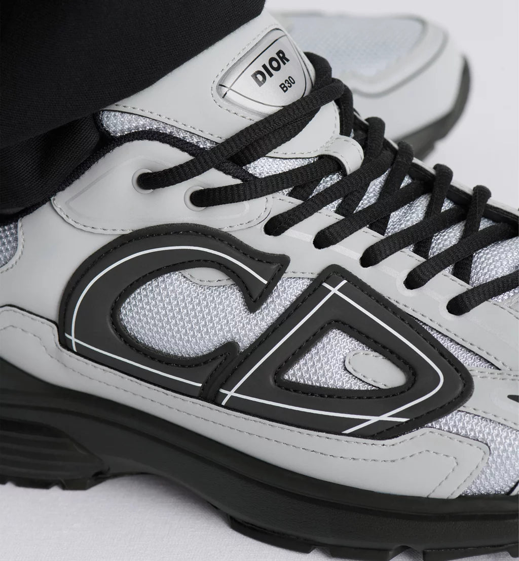 Dior Sneaker B30 Countdown Grey mesh and technical fabric