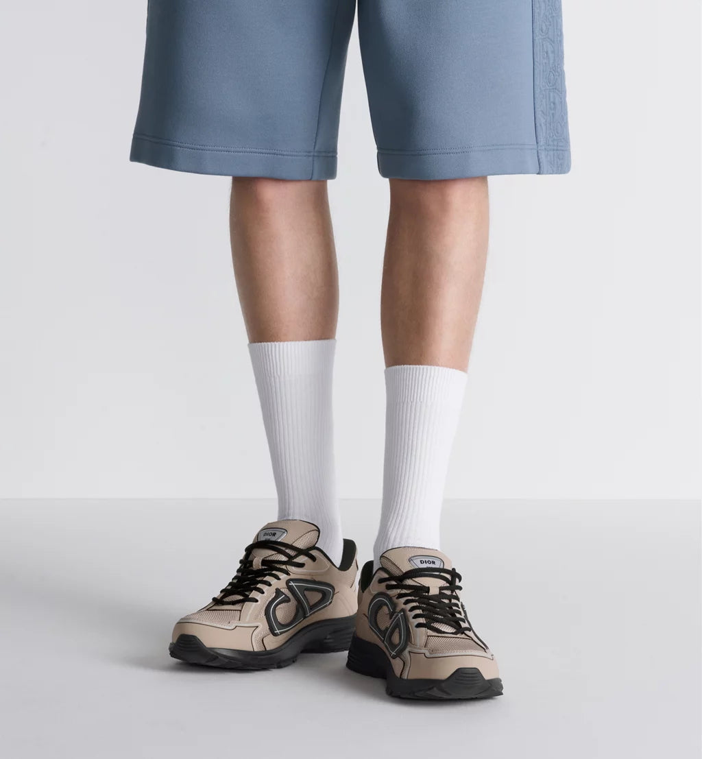 Dior Sneaker B30 Countdown Beige mesh and technical fabric