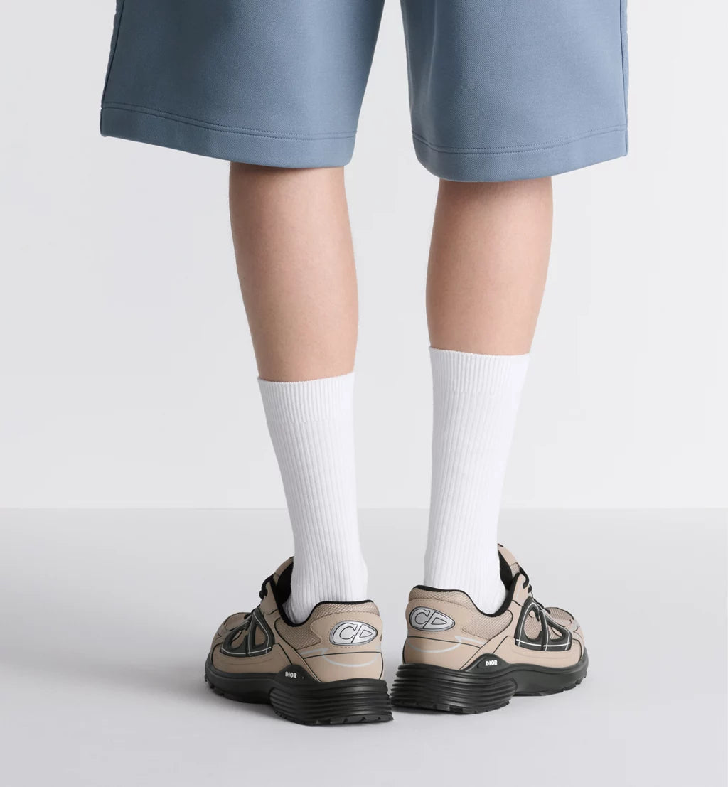 Dior Sneaker B30 Countdown Beige mesh and technical fabric