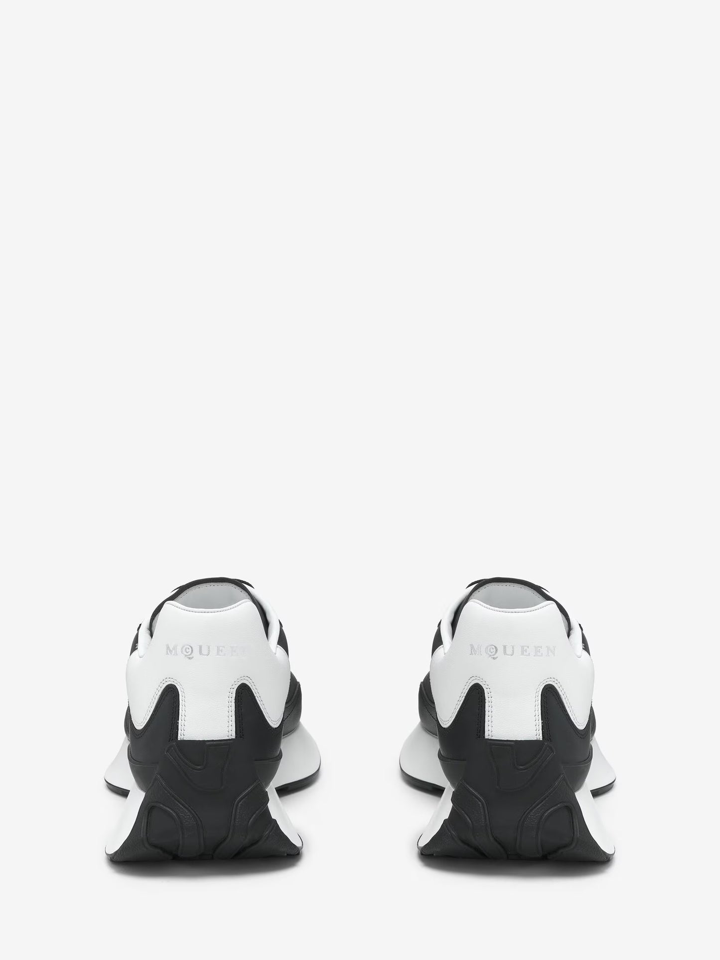 Alexander McQueen Sprint Runner in Black and White