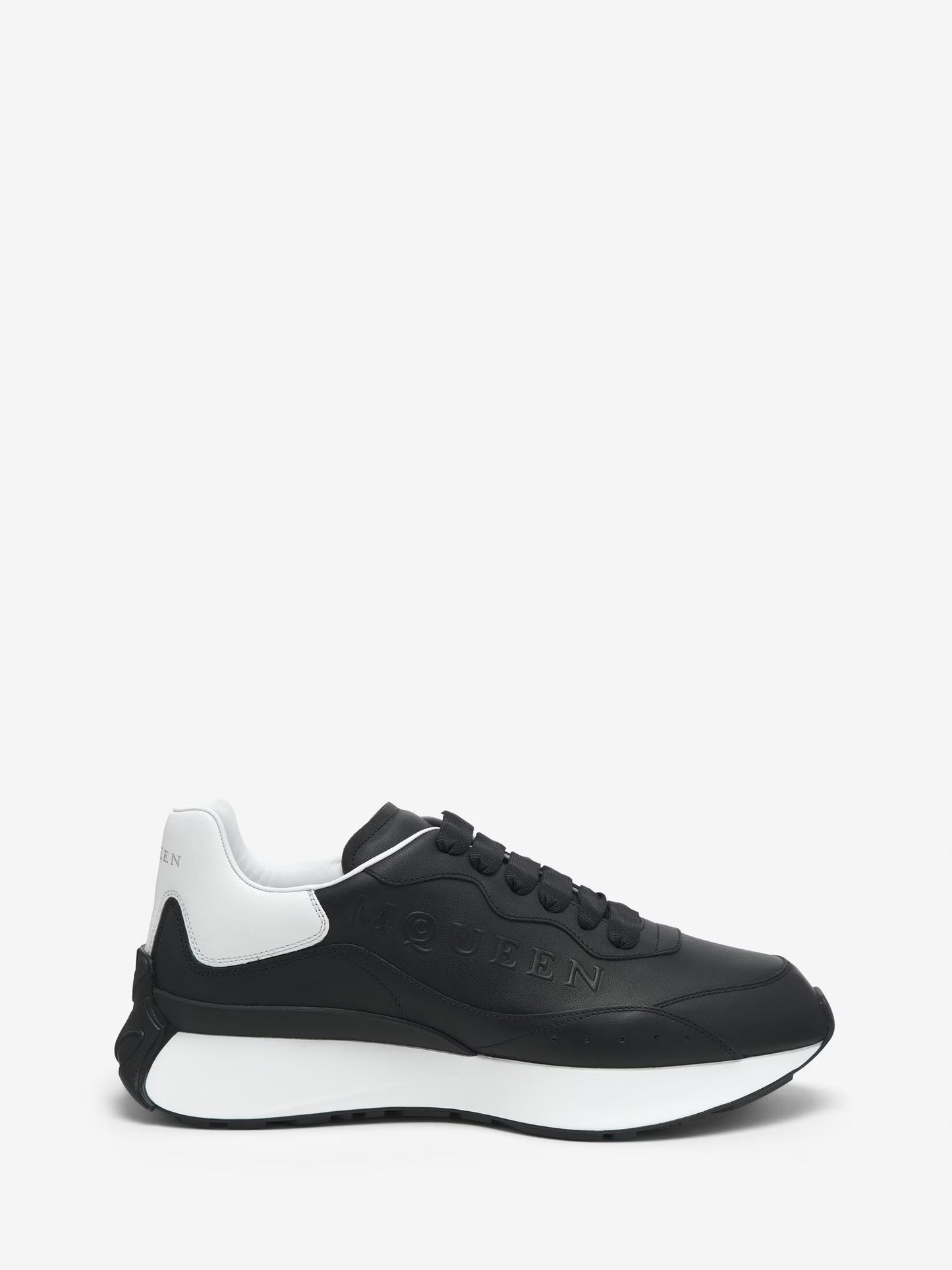 Alexander McQueen Sprint Runner in Black and White