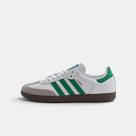 Adidas Samba OG  White Green Brown