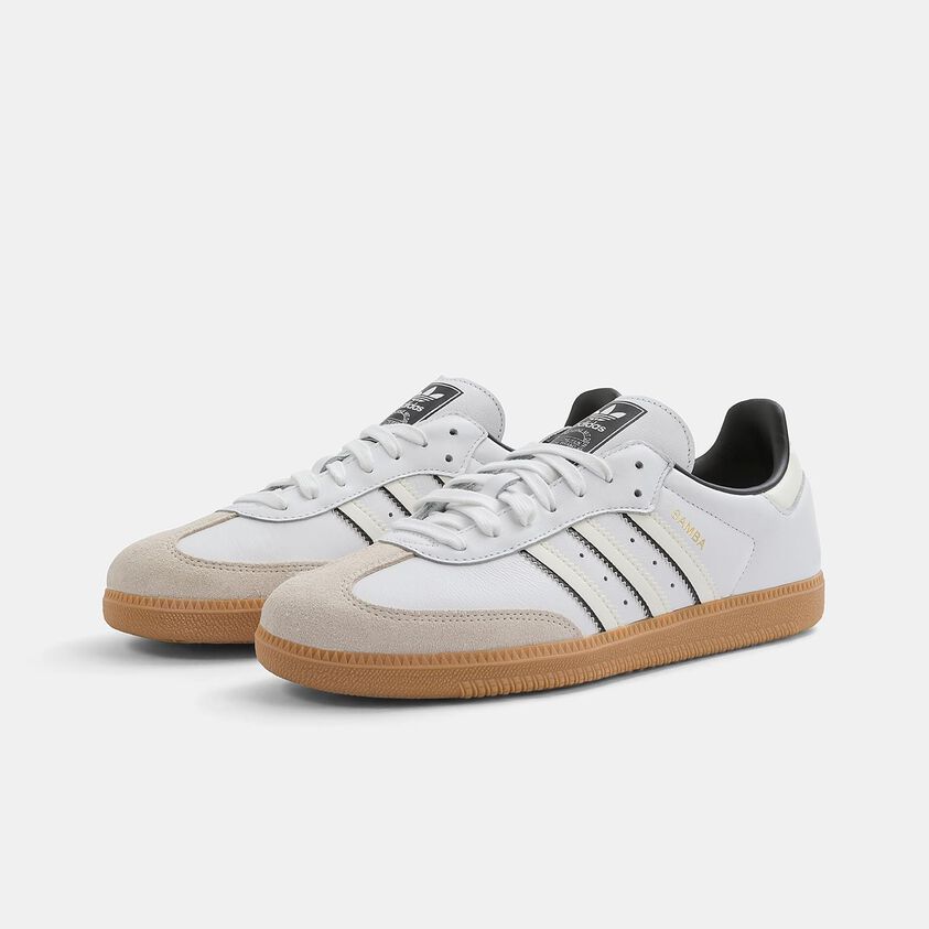 Adidas Samba OG  White Beige Black