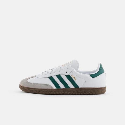 Adidas Samba OG  White Dark Green Brown