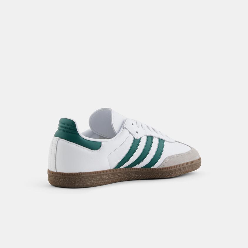 Adidas Samba OG  White Dark Green Brown