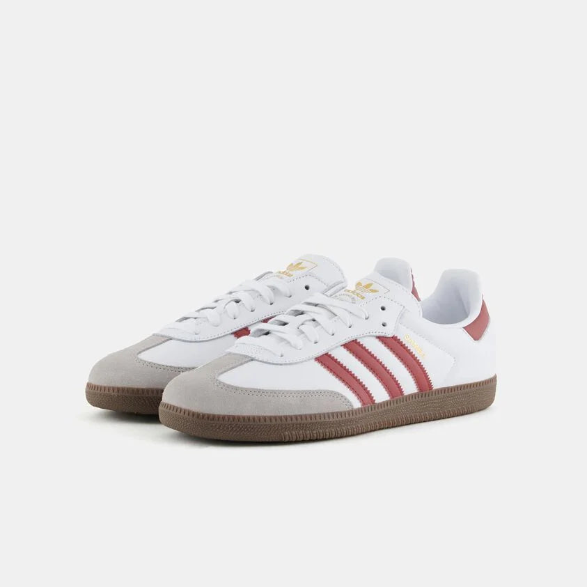 Adidas Samba OG White Bordeaux Brown