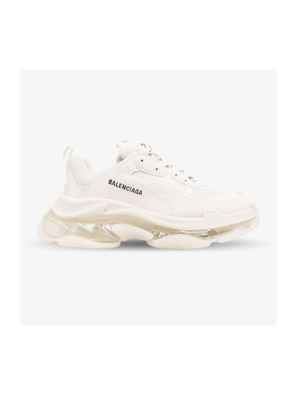 Balenciaga Triple S White See Through Sole