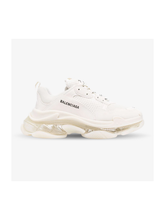Balenciaga Triple S White See Through Sole
